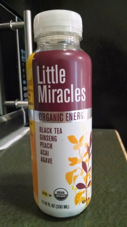 Little Miracles Organic Energy Black Tea Ginseng Peach Acai Agave