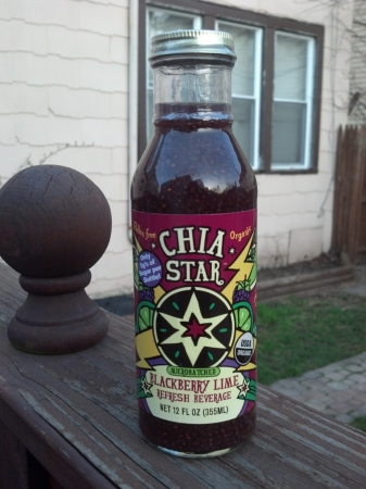 Chia Star Refresh Beverage Blackberry Lime