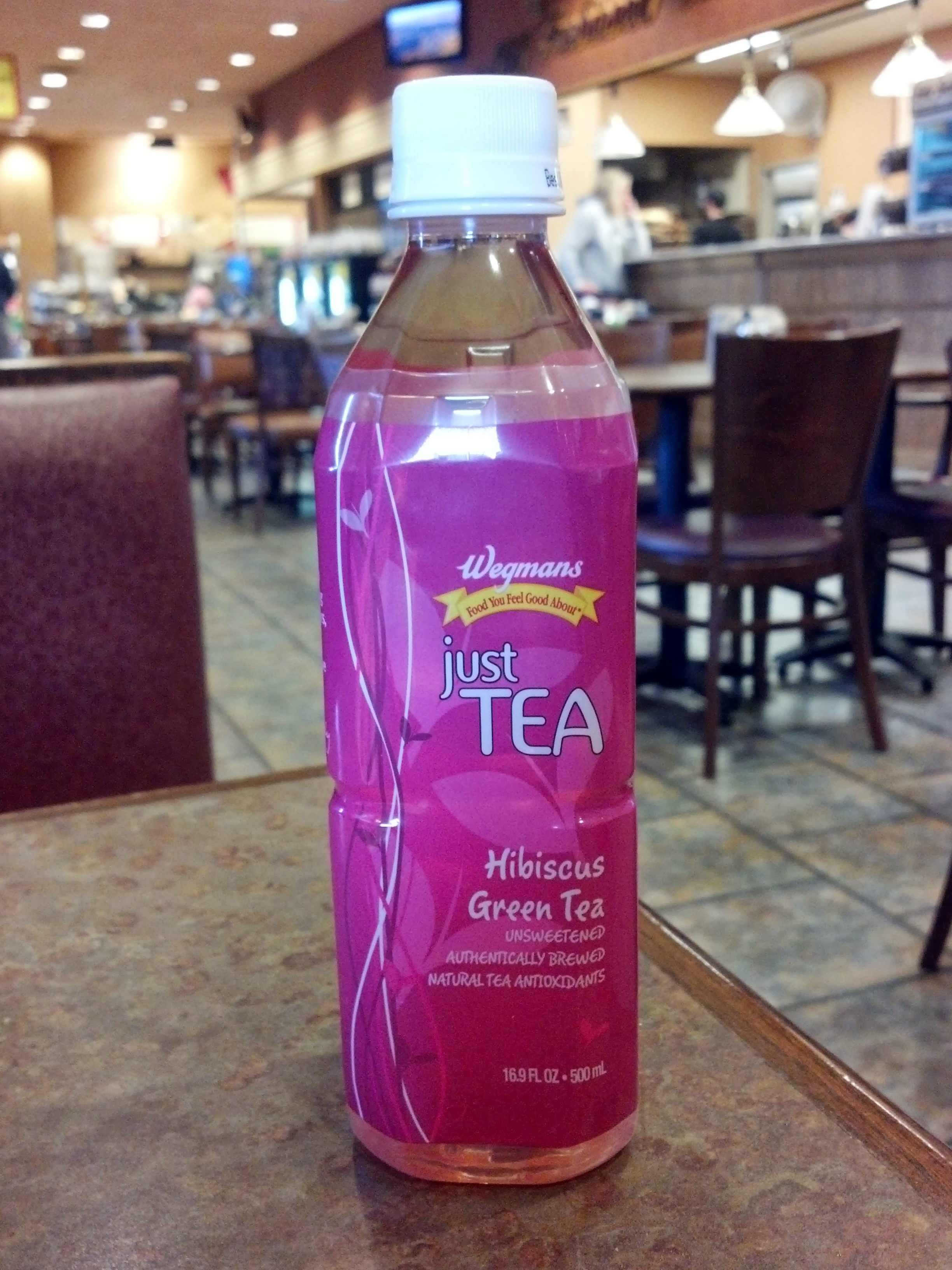 Wegmans Just Tea Hibiscus Green Tea Thirsty Dudes