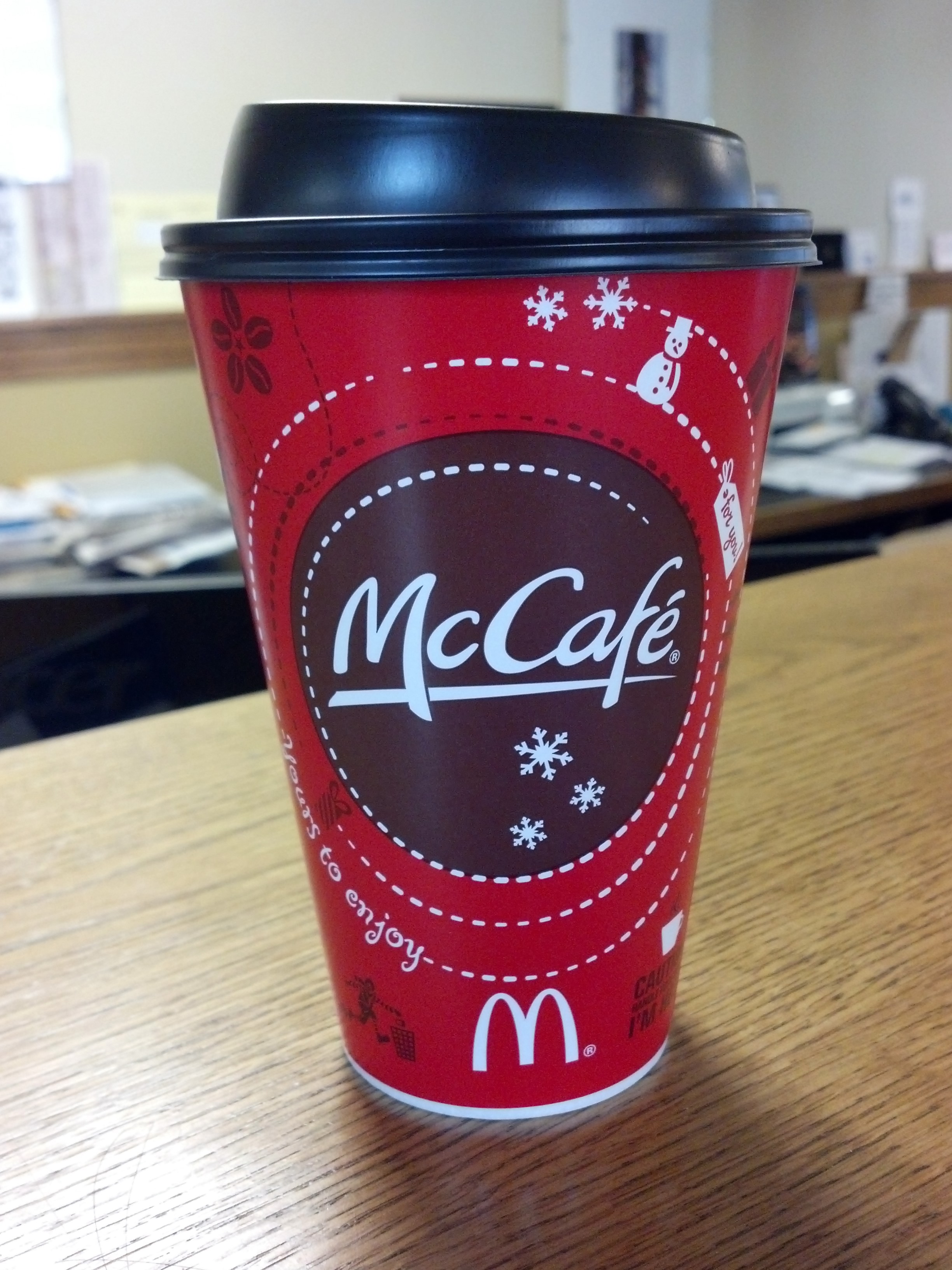 McDonalds McCafe Peppermint Mocha Thirsty Dudes