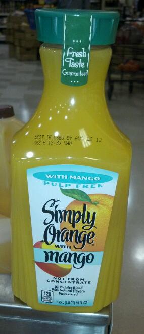 Simply Orange With Mango - Thirsty Dudes