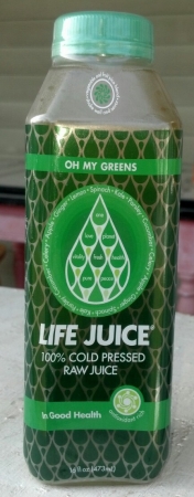 Life Juice 100% Cold Pressed Raw Juice Oh My Greens