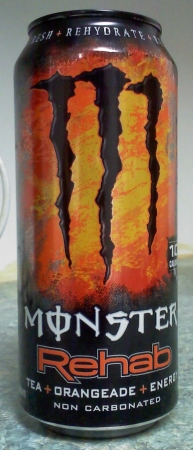 Monster Rehab Tea + Orangeade + Energy