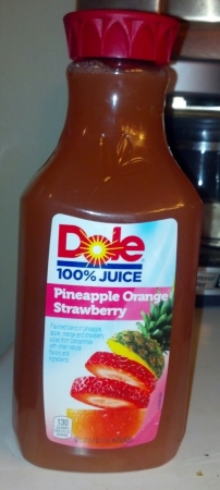 Dole 100% Juice Pineapple Orange Strawberry