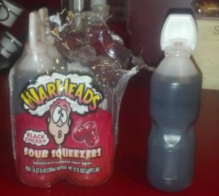 Warheads Sour Squeezers Black Cherry