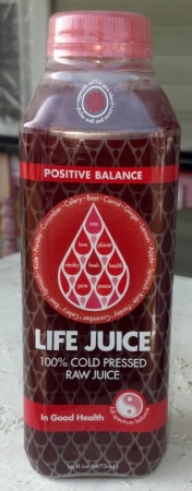 Life Juice 100% Cold Pressed Raw Juice Positive Balance