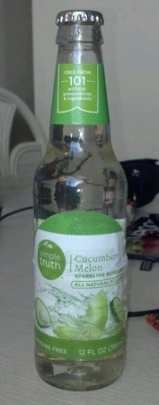 Simple Truth Sparkling Beverage Cucumber Melon