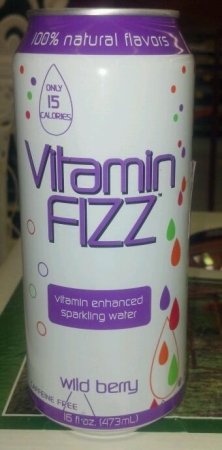 Vitamin Fizz Vitamin Enhanced Sparkling Water Wild Berry